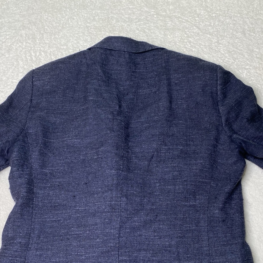 Men Suitsupply Blazer Lazio Single Breasted slim Silk Linen Wool Ethomas size 48 - Picture 11 of 16
